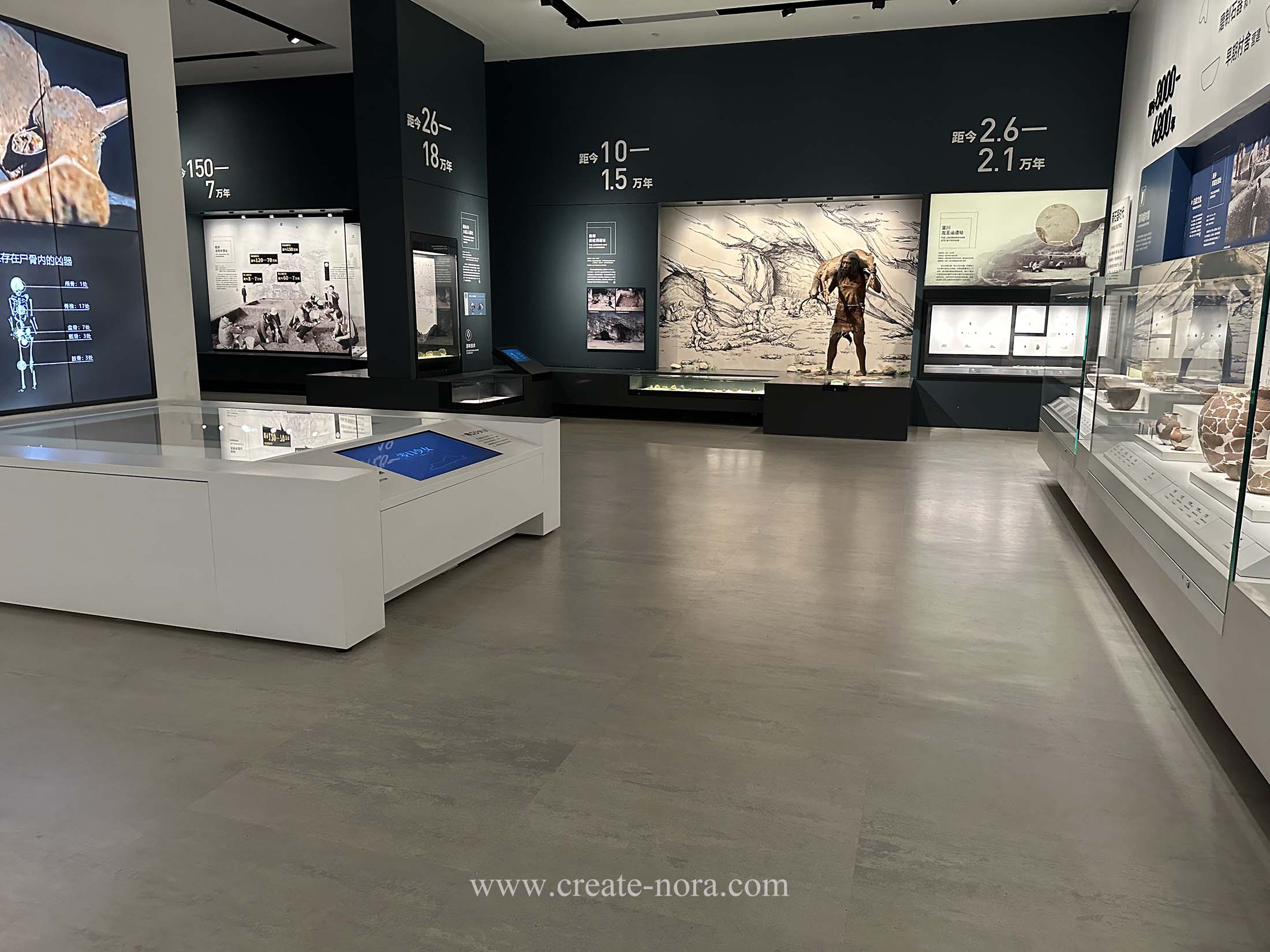 the photo of nora rubber flooring in shanxi archaeology Museum 2